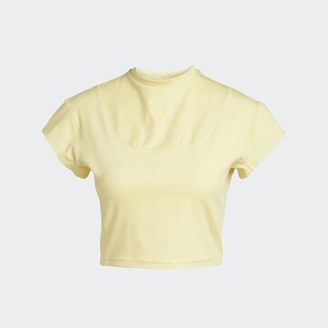ADIDAS SPORTSWEAR Performance shirt 'City Escape' in Yellow: front