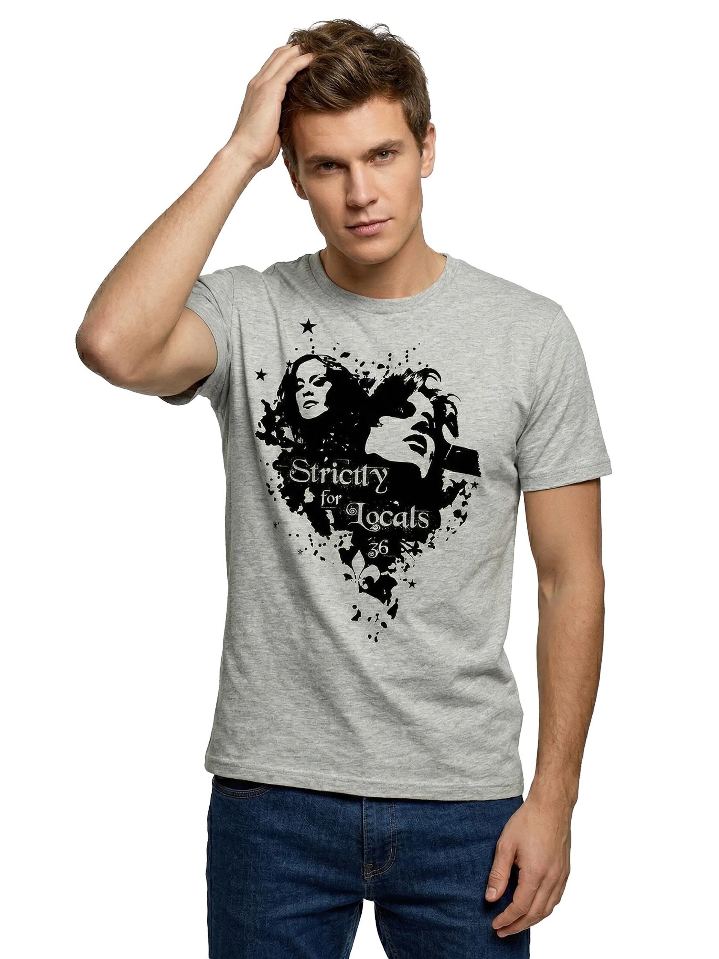 MAKAYA Shirt 'Locals' in Grey