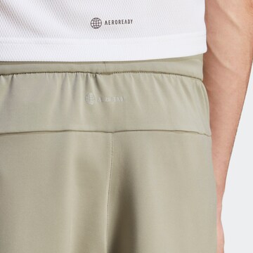 Regular Pantalon de sport 'Designed for Training' ADIDAS SPORTSWEAR en beige