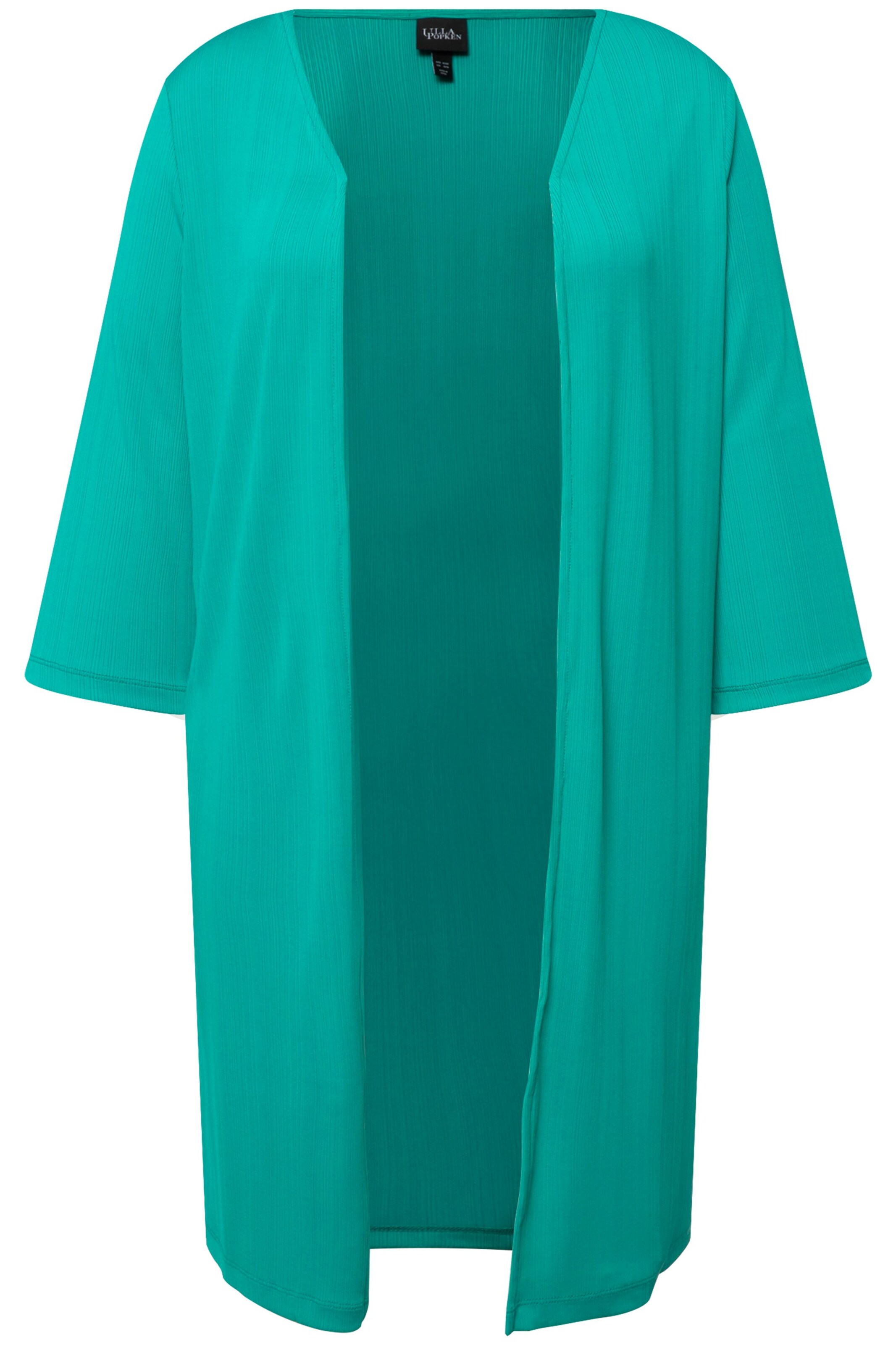 Ulla Popken Strickjacke in Blau: Vorderseite