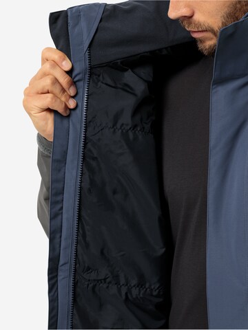 JACK WOLFSKIN Weatherproof jacket 'JASPER' in Blue