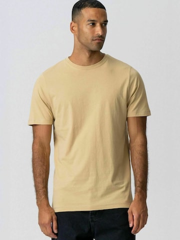 TEESHOPPEN - Regular Fit Camisa ' Organic Basic ' em bege