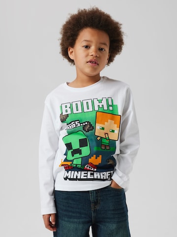 NAME ITMajica 'NKMAC MINECRAFT' - bijela boja: prednji dio