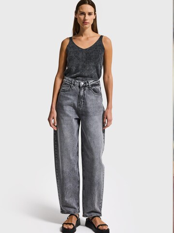 IT'S BASIC Barrel Jeans 'BARREL LOOSE MID RISE JEANS' in Grey