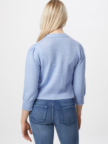 JDY Knit Cardigan 'Aida' in Blue