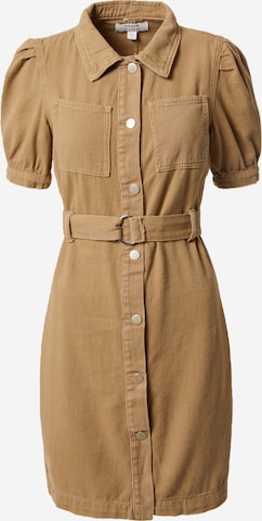 Dorothy Perkins Shirt dress in Green: front