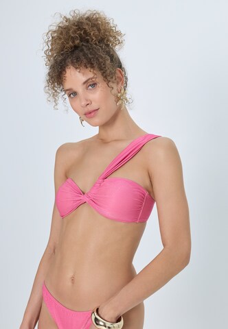 LSCN by LASCANA Bikinitop in Pink: Vorderseite