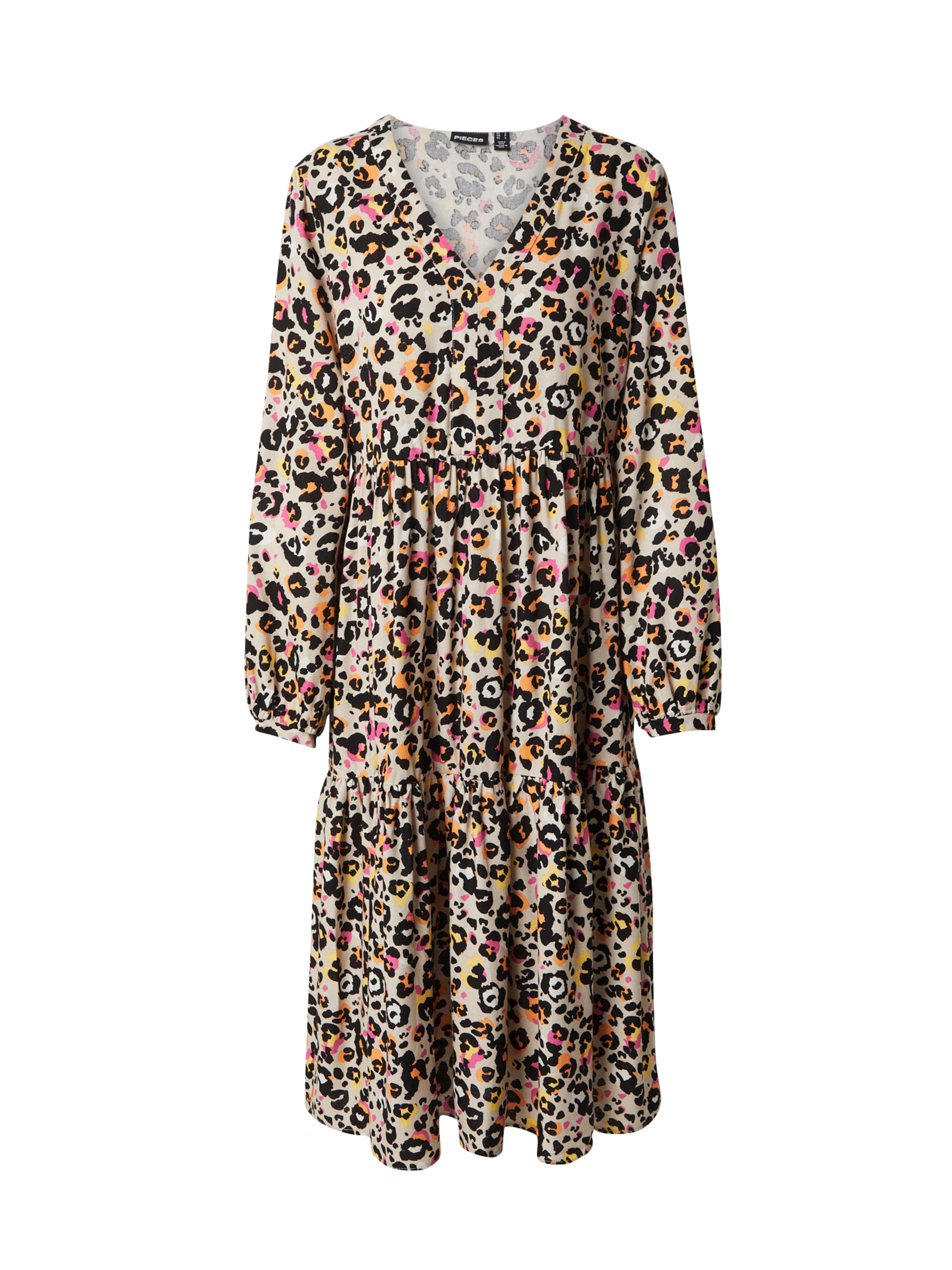 PIECES Рокля 'PCARLEM' в сиво: отпред