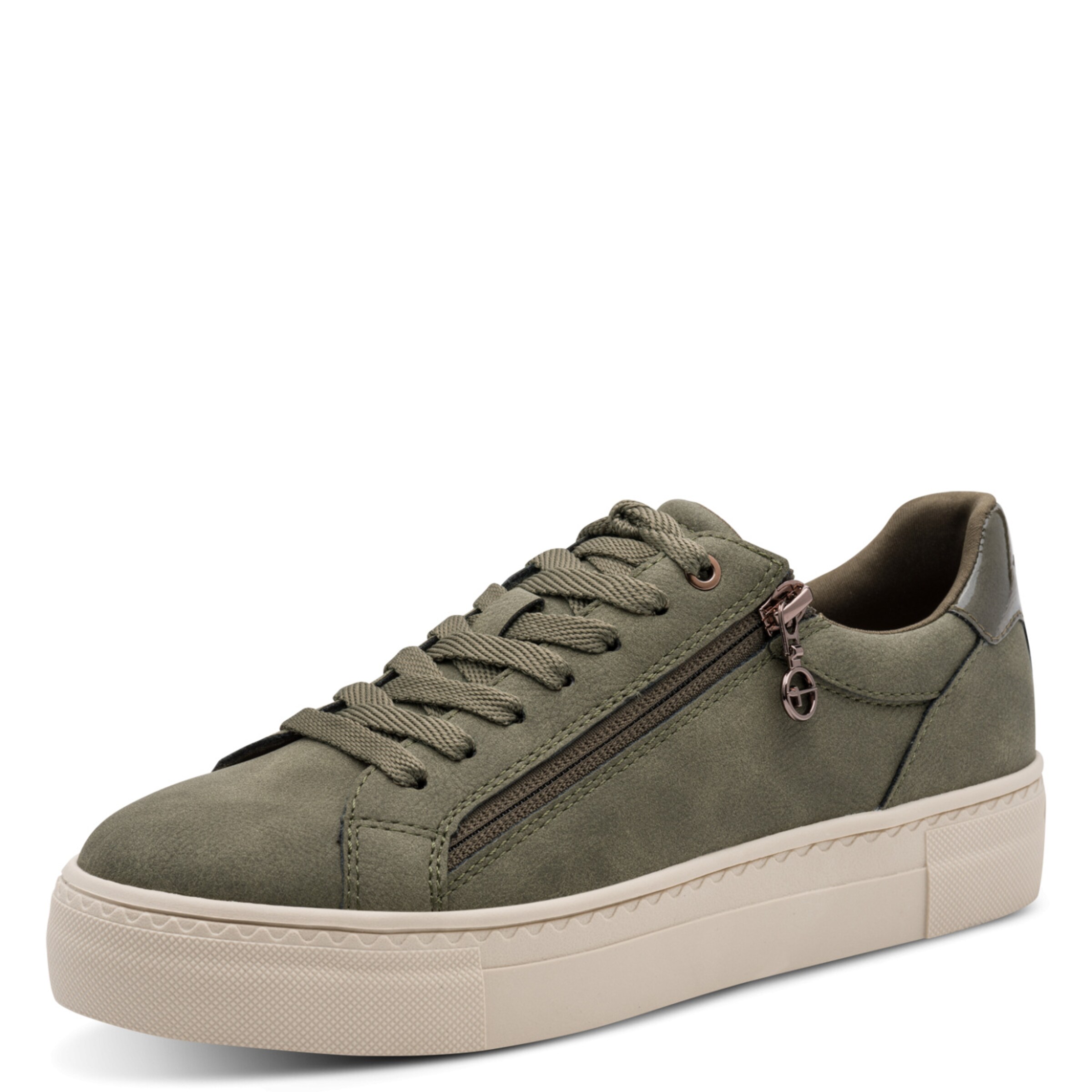 Tamaris Trainers in Green: front