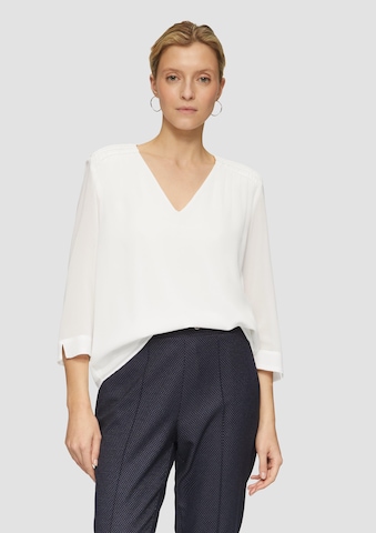 s.Oliver BLACK LABEL Blouse in Beige: front