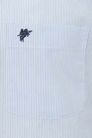 DENIM CULTURE Средняя посадка Рубашка ' IAN ' в Синий