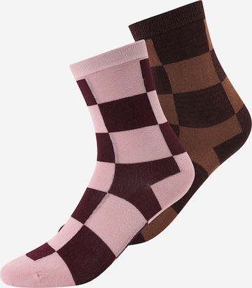 BeckSöndergaard Къси чорапи в кафяво: отпред