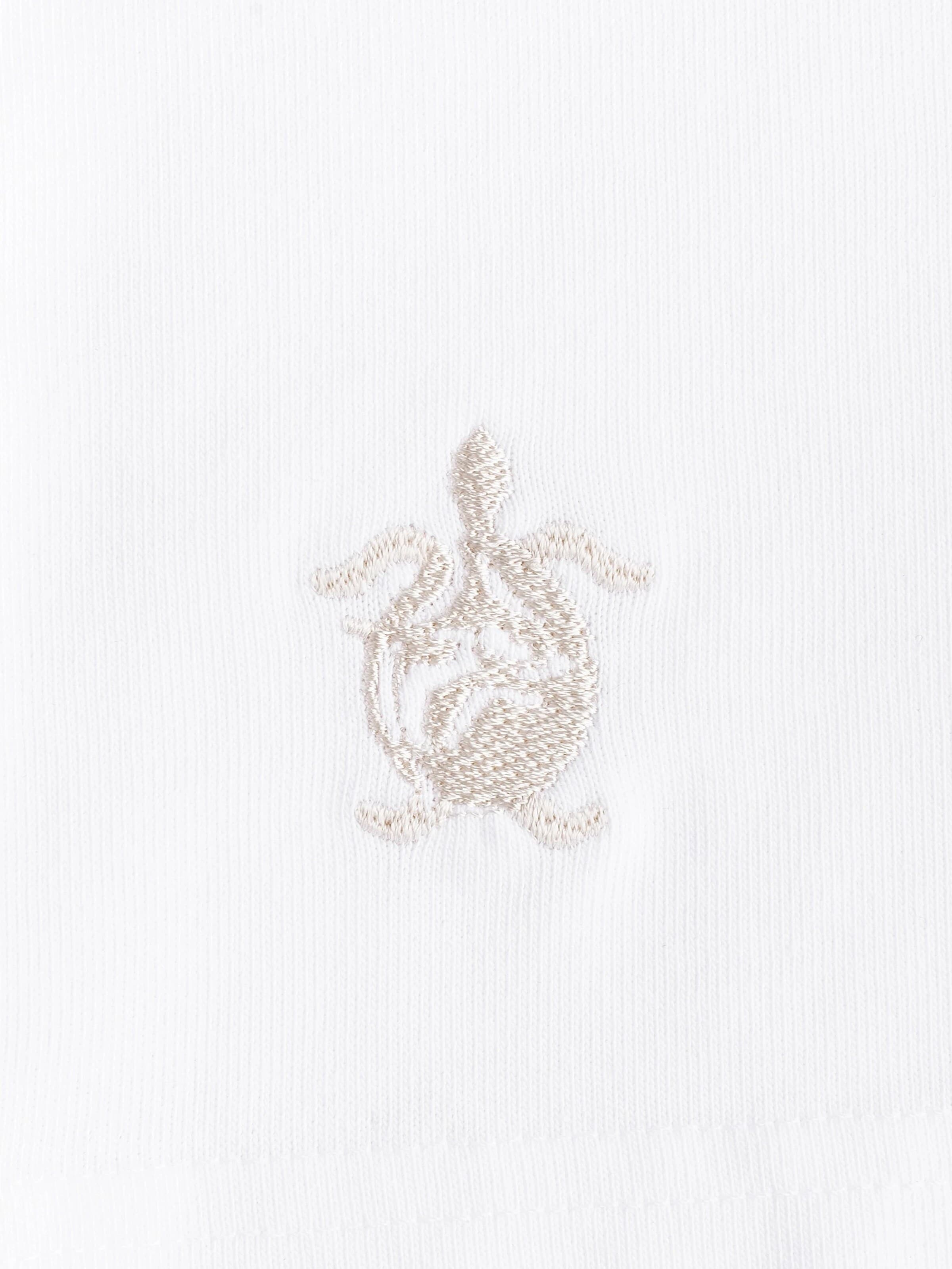 Pacifique Sud T-shirt 'Bloom' i vit