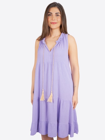 Seasons of April Zomerjurk 'Buki' in Lila