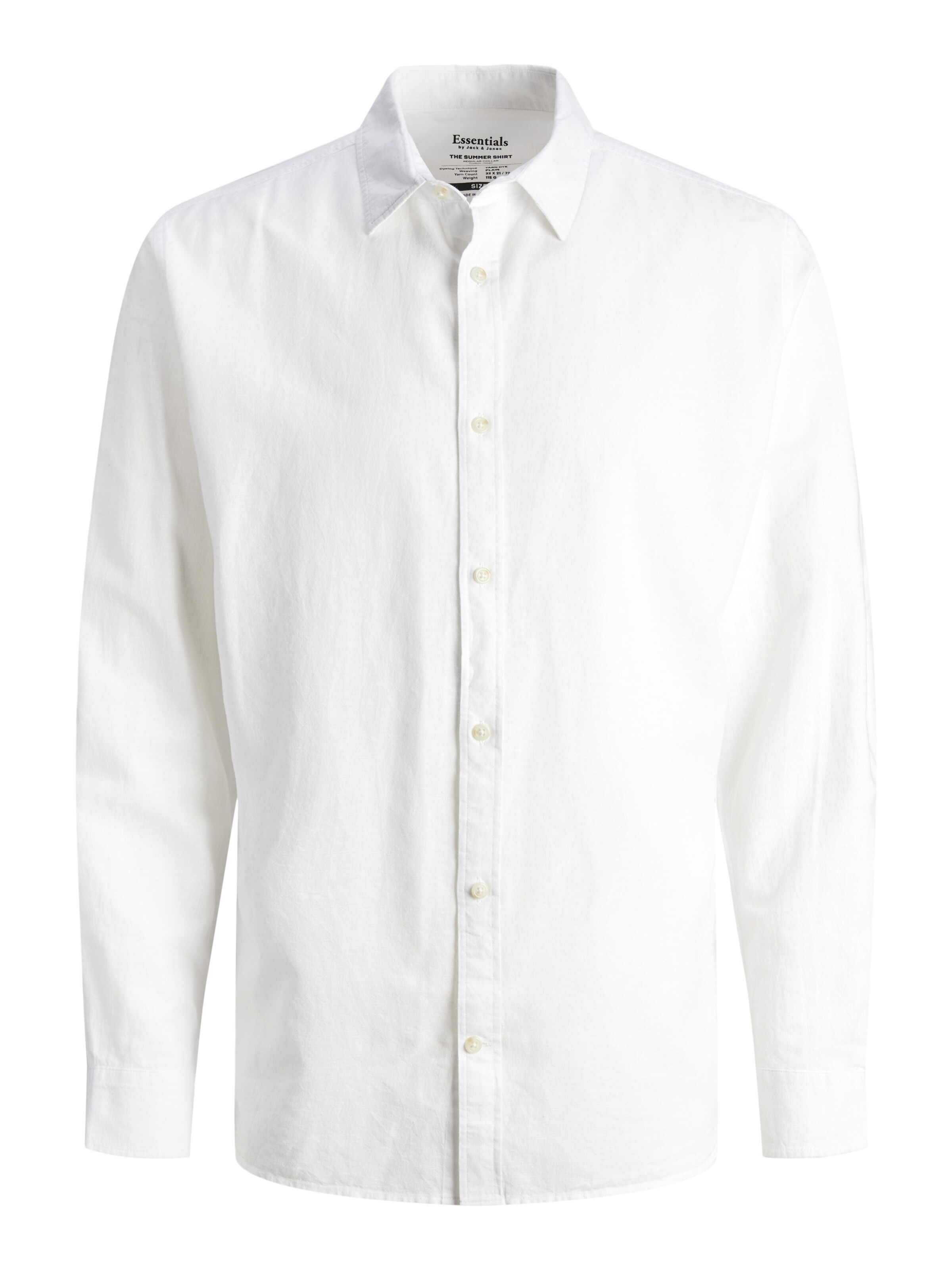 JACK & JONES - Camisa 'JJESummer' en blanco: frente