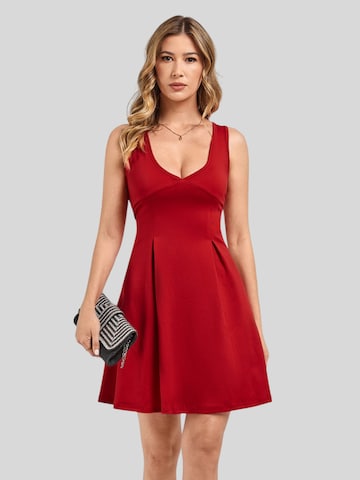 LapaPlus Evening Dress in Red: front