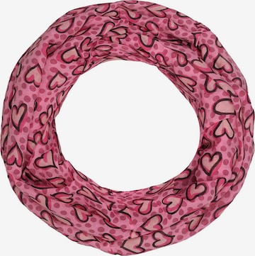 Zwillingsherz Tube Scarf in Pink: front