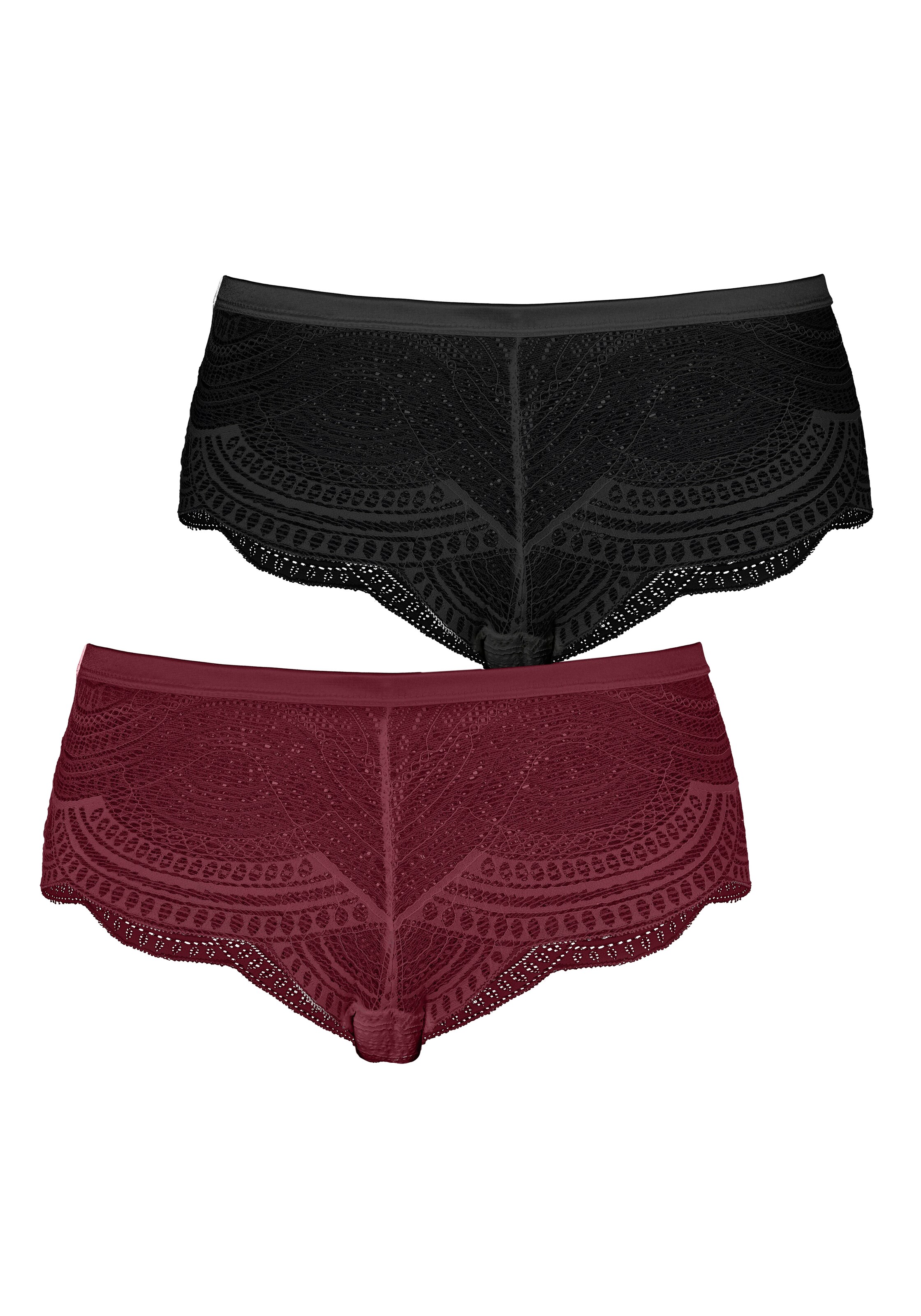 szilva / fekete LASCANA Bugyi, Termék nézet