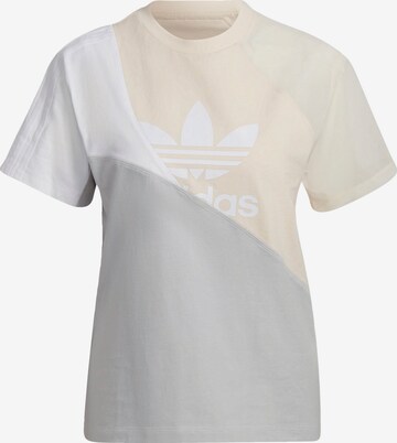 T-shirt ADIDAS ORIGINALS en beige : devant