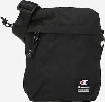 Champion Authentic Athletic Apparel Crossbody Bag in Black: front