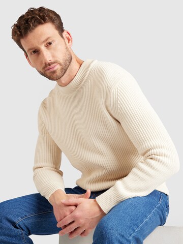BOSS Pullover 'Kecol' in Beige