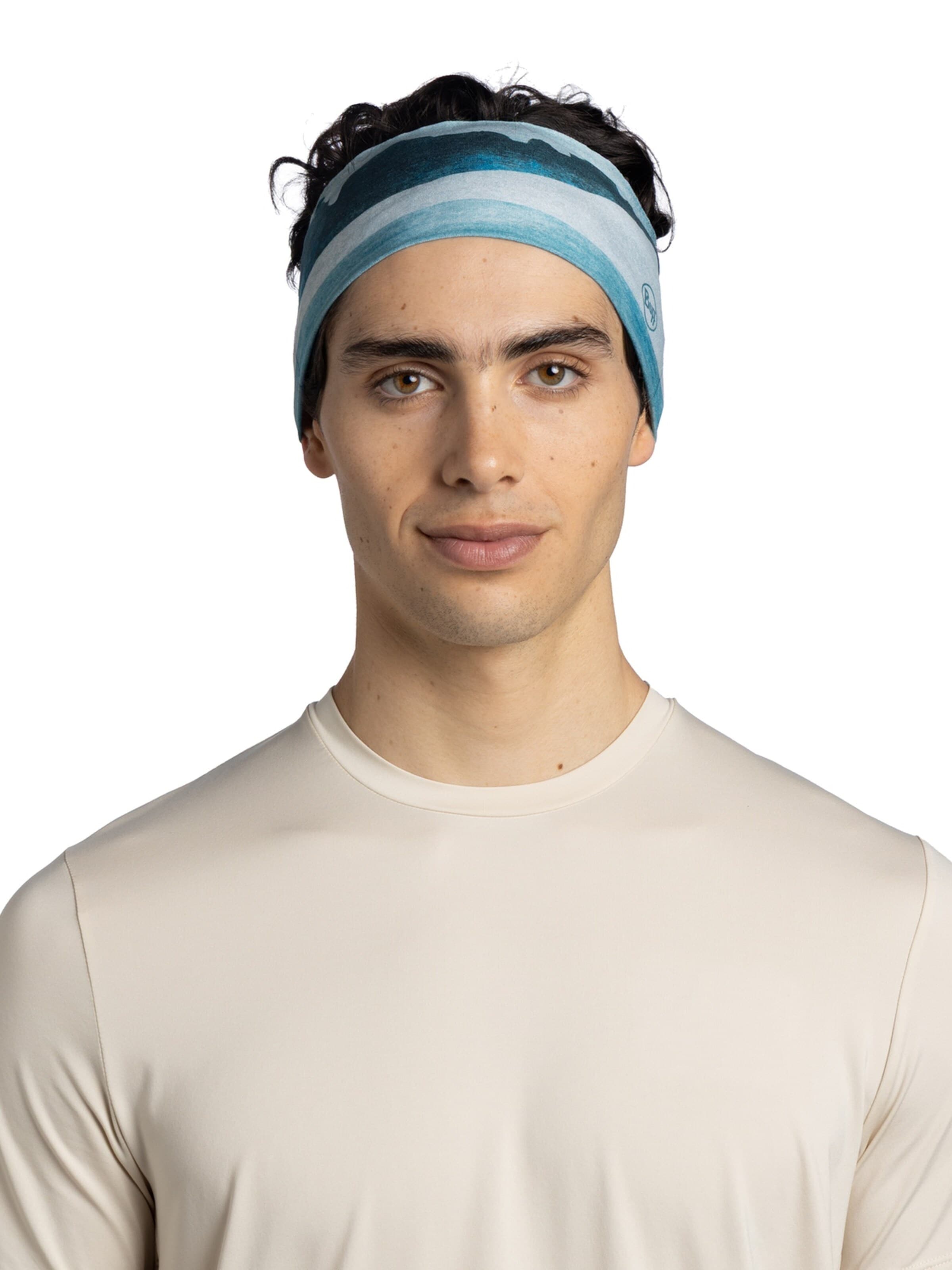 Bandeau de sport BUFF en bleu : devant