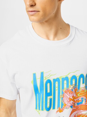 Mennace - Camiseta 'HAVANA FLAMING DRAGON' en blanco