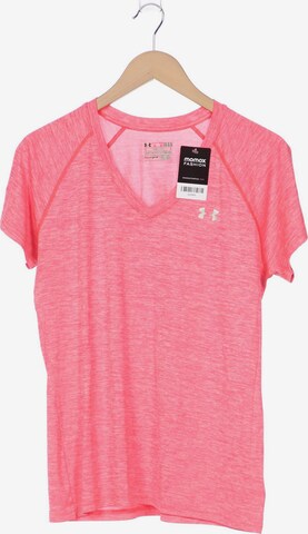 UNDER ARMOUR T-Shirt L in Pink: predná strana