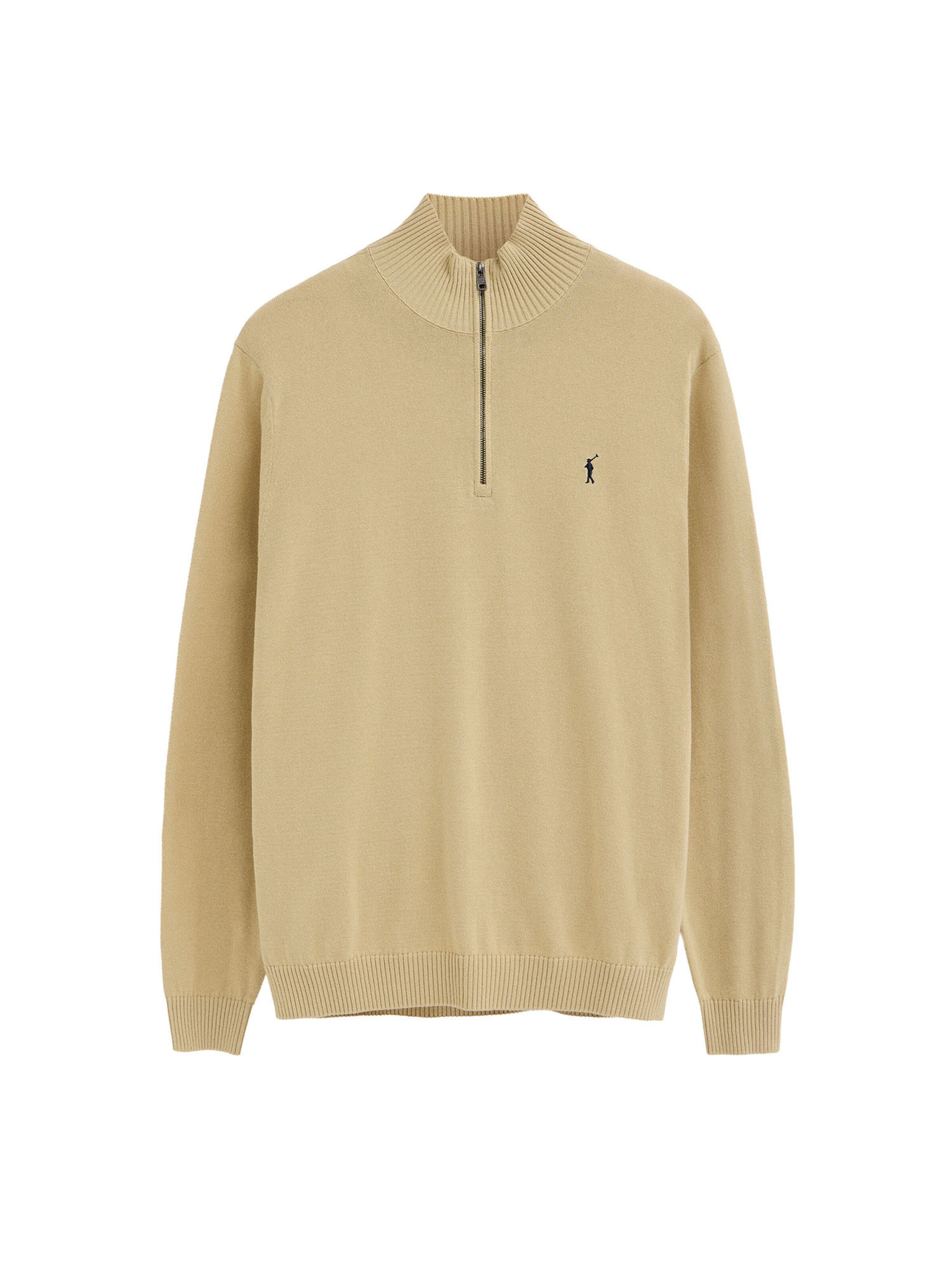 Polo Club Pullover 'Rigby' in Beige: Vorderseite