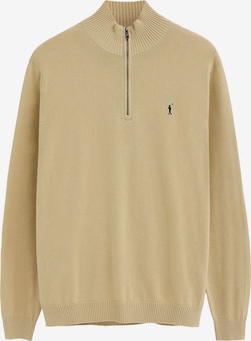 Polo Club Pullover 'Rigby' in Beige: Vorderseite