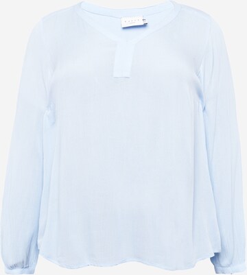 KAFFE CURVE Blouse 'Ami' in Blue: front