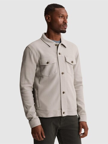 CAST IRON Tussenjas 'Sweat jacket with trucker look' in Grijs