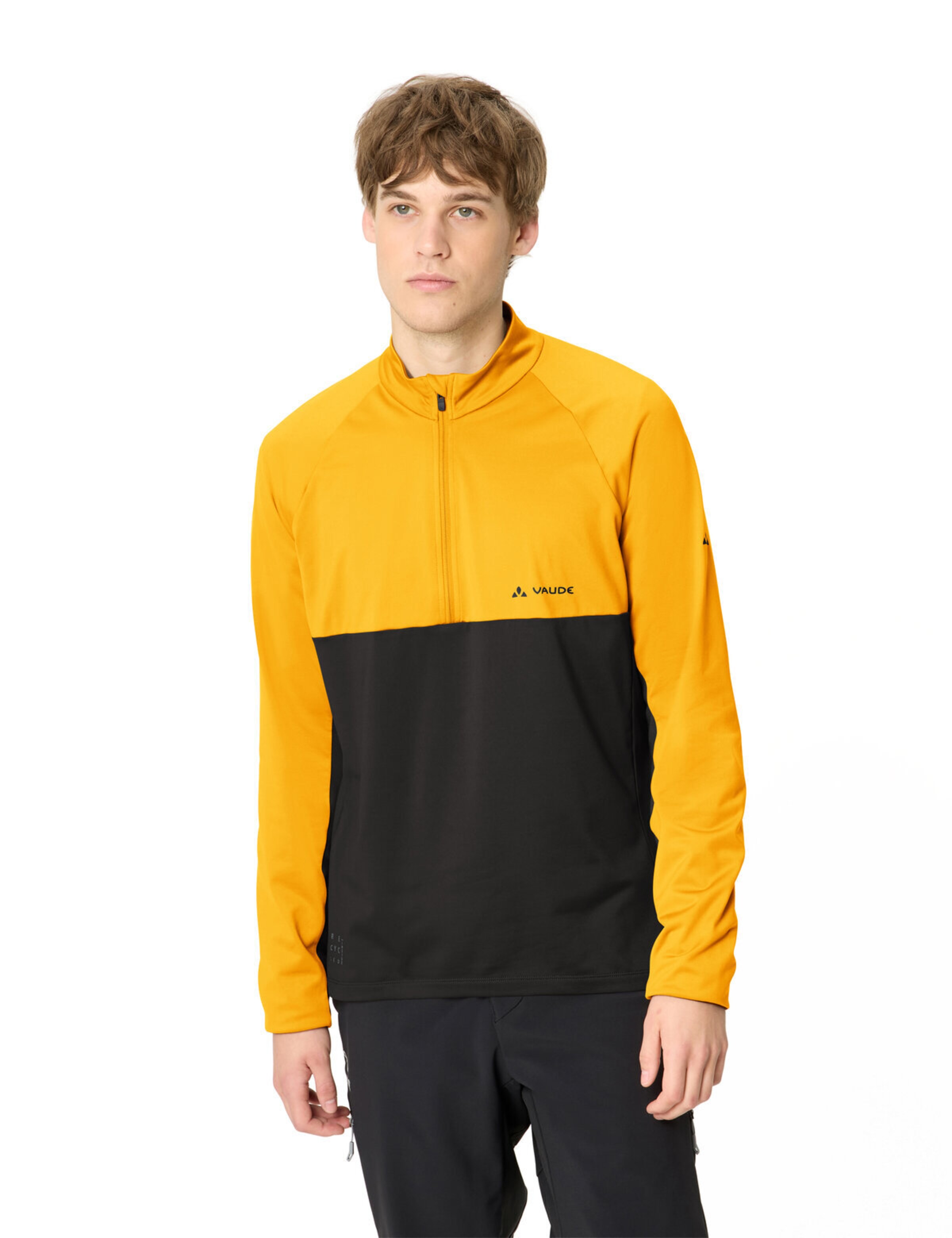 VAUDE Performance shirt 'Qimsa' in Yellow: front