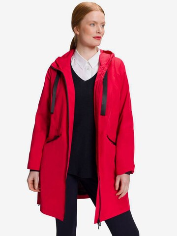 Ulla Popken Between-Season Jacket in Red: front
