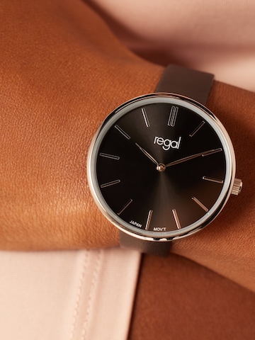 Lucardi Analog watch 'Einfach' in Silver