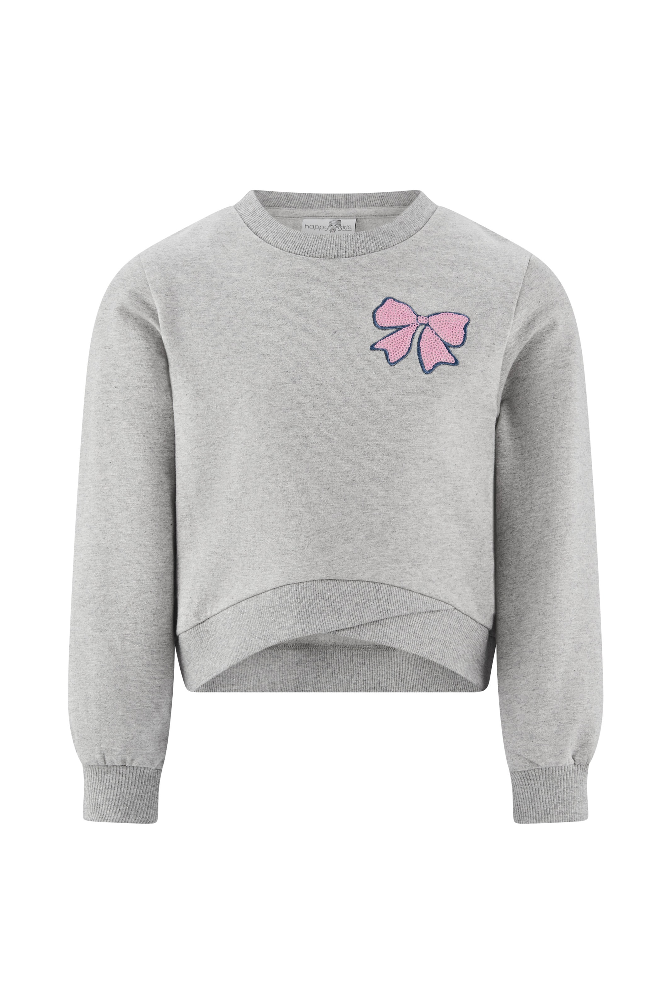 happy girls - Sweatshirt 'Pulli' em cinzento: frente
