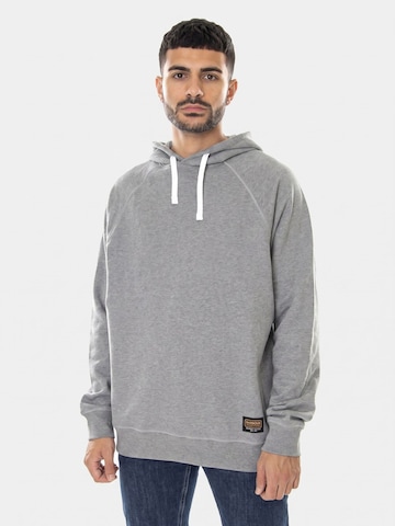 Barbour Bluzka sportowa 'Mens Trial Hoodie Grey Marl Sweatshirt' w kolorze szary: przód