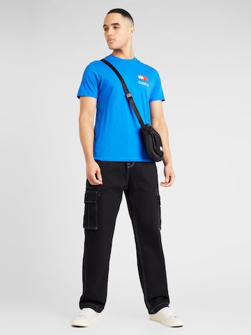 Tommy Jeans Koszulka 'ESSENTIAL' w kolorze niebieski