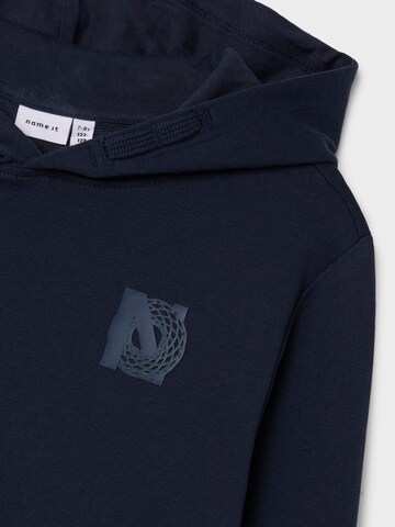 NAME IT Sweatshirt 'LELAX' in Blue