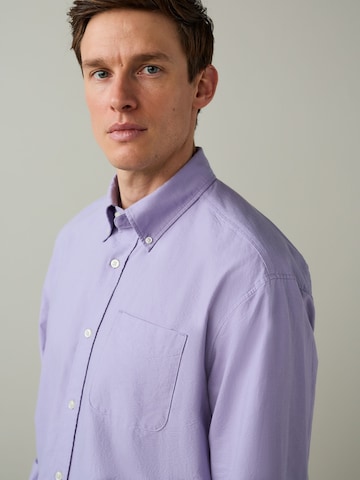 Next - Regular Fit Camisa em roxo