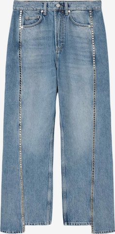 mėlyna AllSaints Plačios klešnės Džinsai 'FRANKIE': priekis