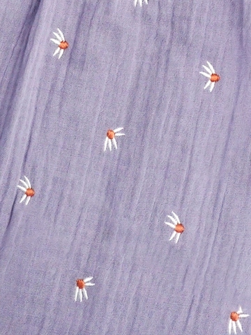 MAXIMO Dress 'GOTS BABY GIRL-Kleid, Kurzarm Musselinstoff bestickt, Futter' in Purple