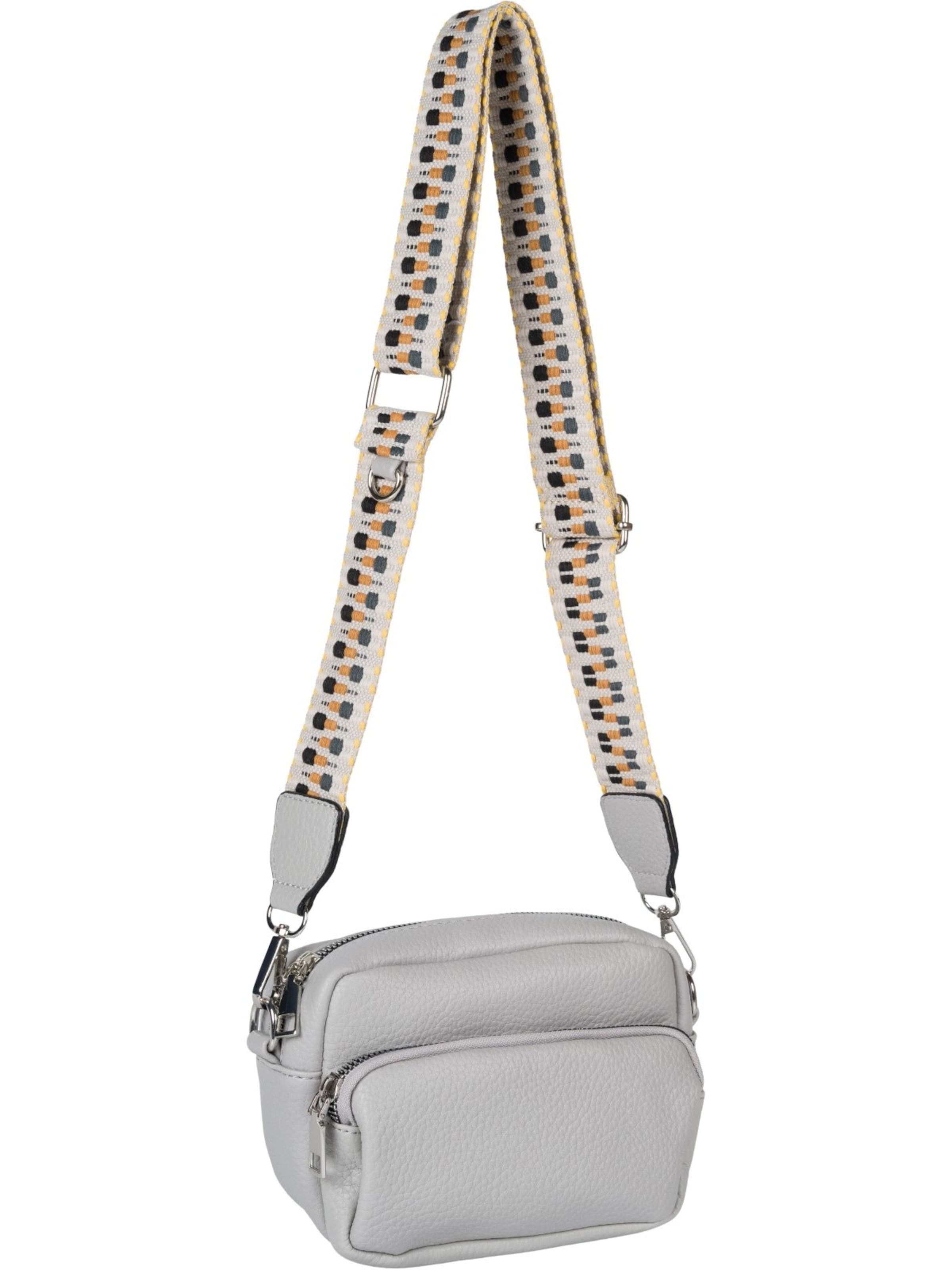styleBREAKER Umhängetasche 'Rechteckige Umhängetasche Set 2-Teilig'‌‌‌‌‌‌ in Grau: Vorderseite