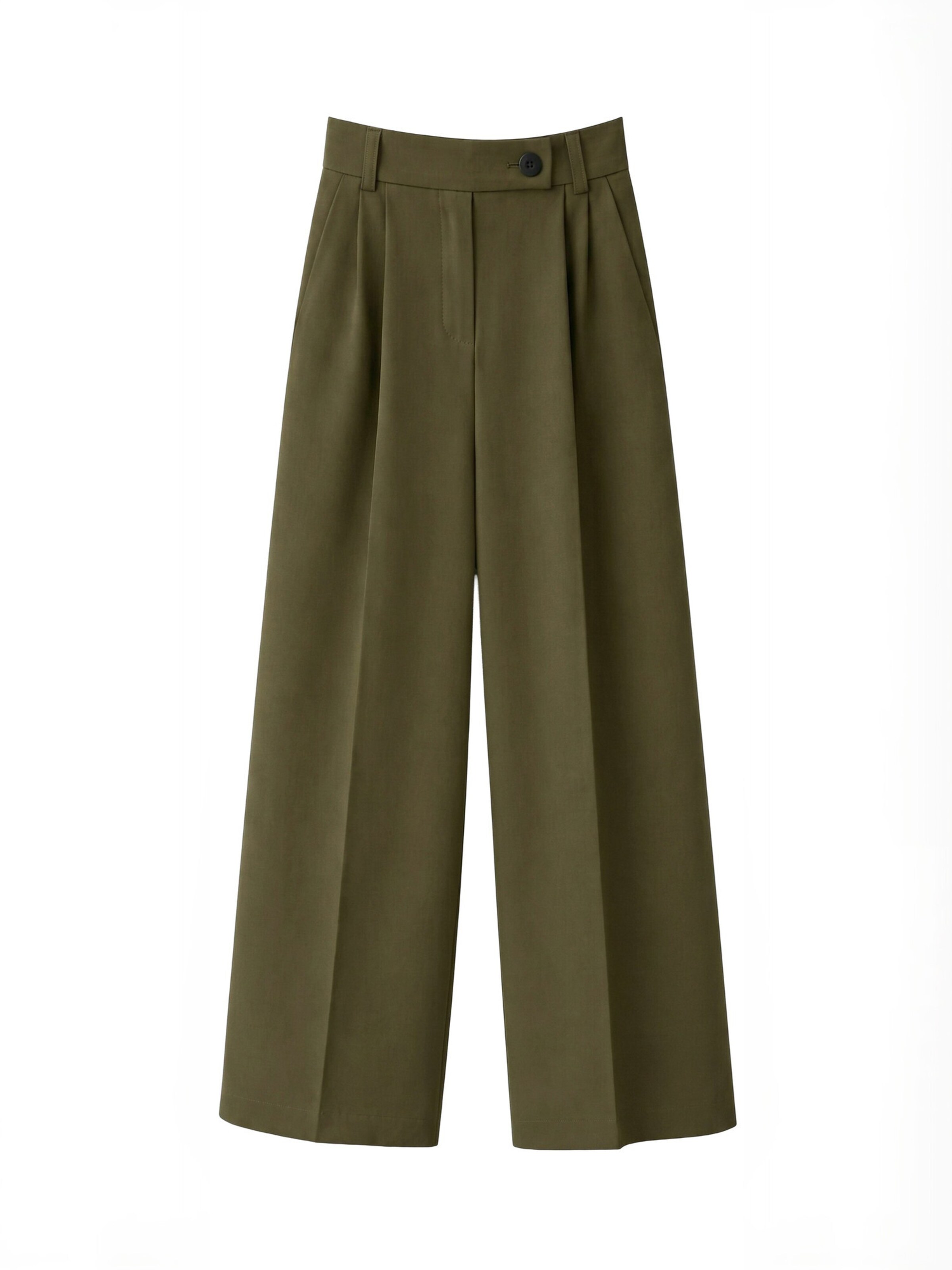 Regular Pantalon ' Sassi ' Opal Studio en vert : devant