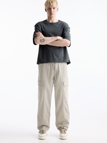 Loosefit Pantaloni cargo di Pull&Bear in grigio