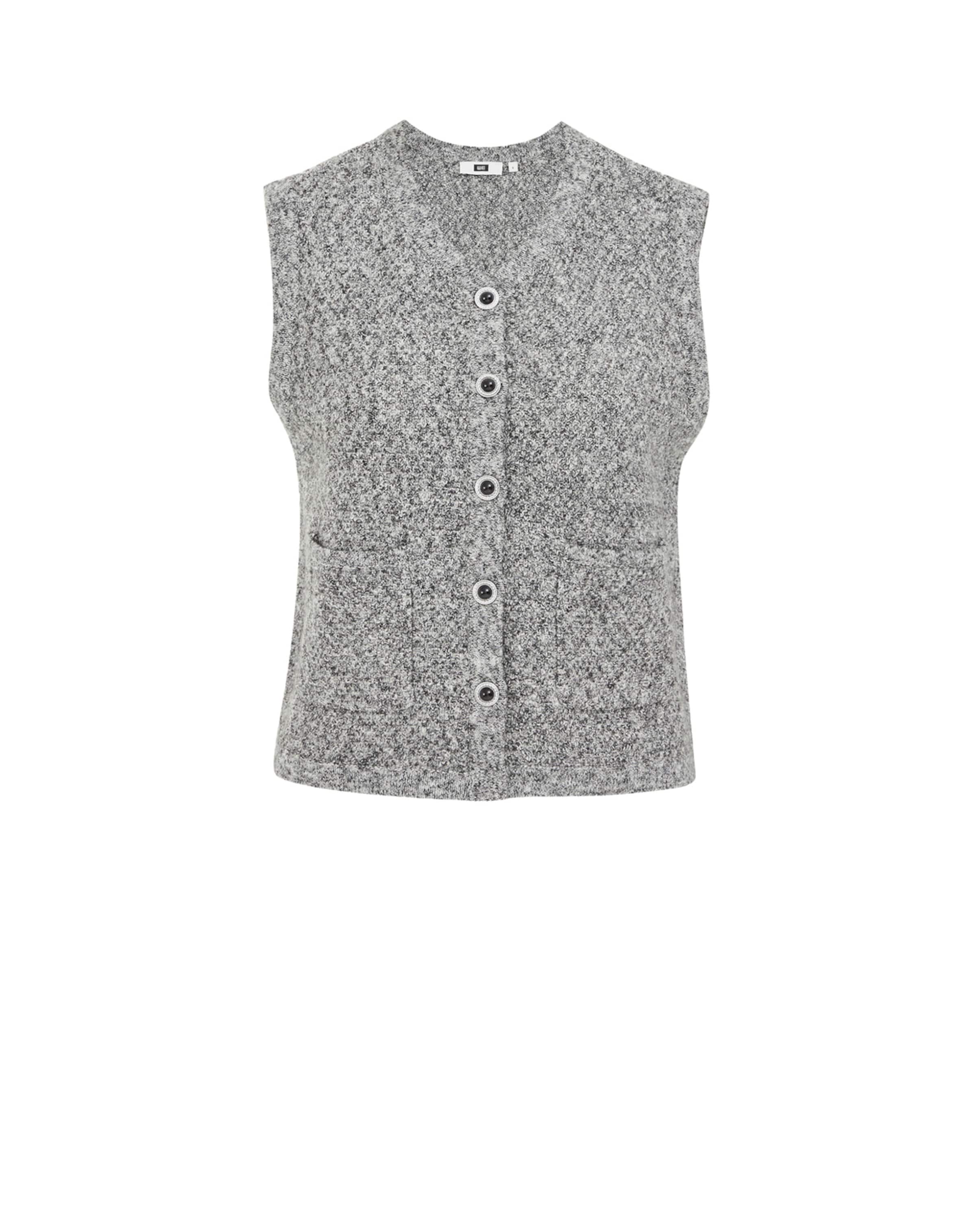 WE Fashion Knit cardigan in Grey: front