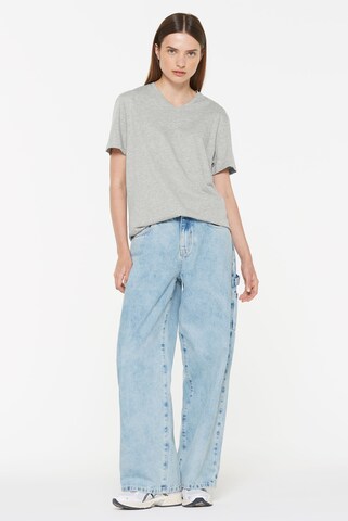 Harlem Soul T-Shirt V-Neck, 2er-Pack in Grau