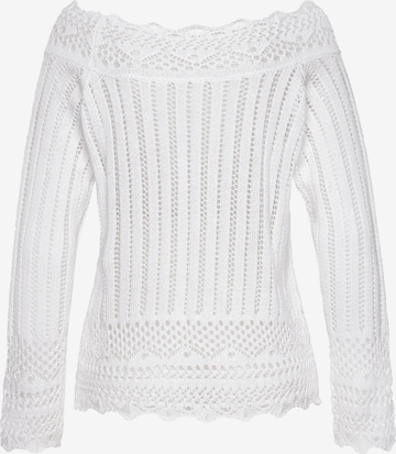 VIVANCE Sweater in White