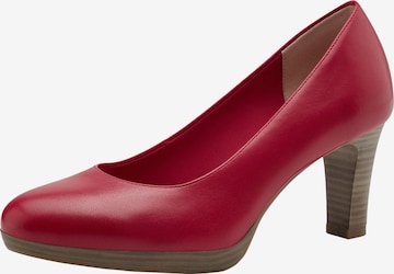 TAMARIS Pumps in Rood: voorkant