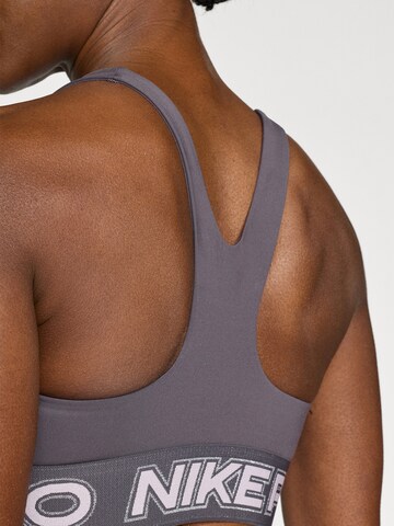 NIKE Bustier Biustonosz sportowy w kolorze szary